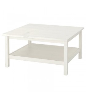 میز جلو مبلی چوبی ایکیا مدل HEMNES رنگ سفید
