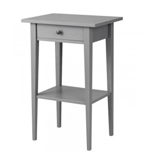 میز کناری چوبی ایکیا مدل HEMNES رنگ خاکستری