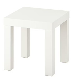 میز عسلی مربعی ایکیا مدل LACK رنگ سفید اندازه 35×35 سانتیمتر