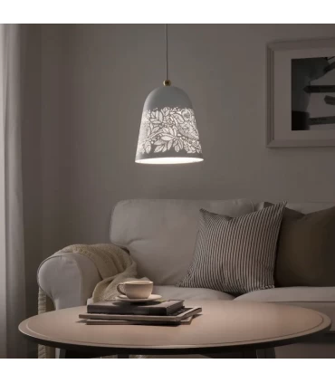 چراغ آویز ایکیا مدل SOLSKUR رنگ سفید
