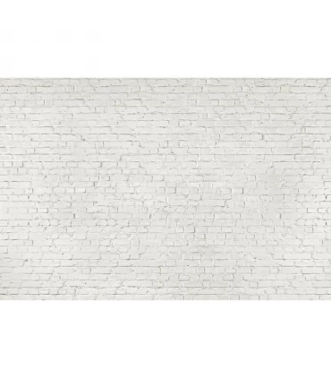 پوستر دیواری 4 تکه طرح دیوار آجری سفید 1WALL مدل W4P-LOFT-001