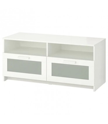 میز تلویزیون ایکیا مدل BRIMNES طول 120 سانتیمتر رنگ سفید