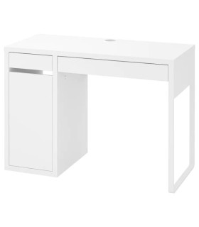 میز تحریر ایکیا مدل MICKE اندازه 50×105 سانتیمتر رنگ سفید