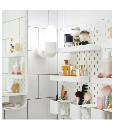 برد دیواری ایکیا مدل SKADIS اندازه 56×36 سانتیمتر رنگ سفید