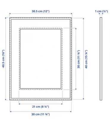 قاب عکس ایکیا مدل LOMVIKEN اندازه 40×30 سانتیمتر