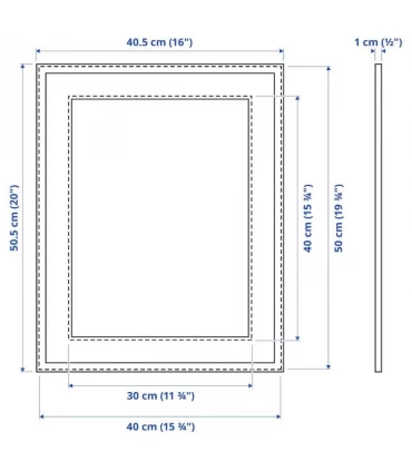 قاب عکس ایکیا مدل LOMVIKEN اندازه 50×40 سانتیمتر