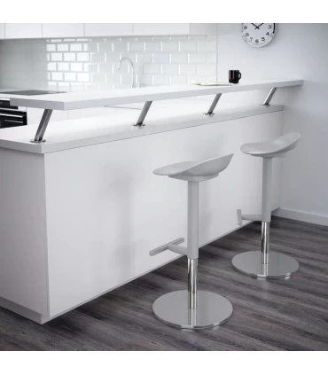 صندلی اپن ایکیا مدل JANINGE ارتفاع نشیمن 76 سانتیمتر رنگ خاکستری