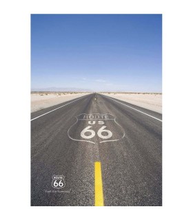 پوستر دیواری 2 تکه طرح جاده ۶۶ ایالات متحده 1WALL مدل W2PL-ROUTE66-002