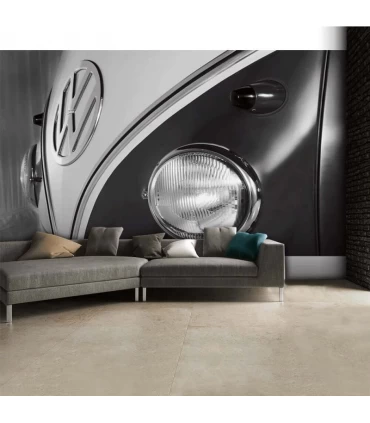 پوستر دیواری 4 تکه طرح نمای جلوی ماشین فولکس واگن استیشن 1WALL مدل W4PL-VW-002