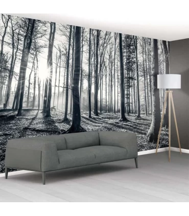 پوستر دیواری 8 تکه طرح درختان جنگلی 1WALL مدل NW8P-FOREST-004