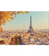 پوستر دیواری 8 تکه طرح نمایی از برج ایفل پاریس 1WALL مدل NW8P-PARIS-004