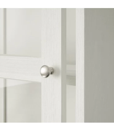 کمد درب کشویی ایکیا مدل HAVSTA ابعاد 134×121 سانتیمتر رنگ سفید