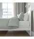 تختخواب دو نفره ایکیا مدل MALM بهمراه کفی Luroy عرض 140 سانتیمتر رنگ سفید