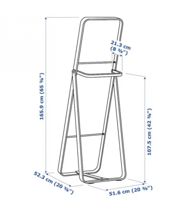 آینه ایستاده ایکیا مدل IKORNNES اندازه 167×52 سانتیمتر