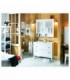 کابینت روشویی دو درب آینه دار ایکیا مدل HEMNES ابعاد 98×16×103 سانتیمتر رنگ سفید