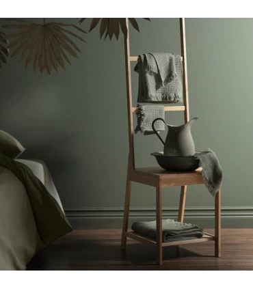 حوله حمام ایکیا مدل VALLASAN اندازه 140×70 سانتیمتر رنگ سبز روشن