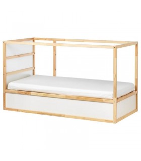 تختخواب کودک دو حالته ایکیا مدل KURA ابعاد 200×90 سانتیمتر چوب کاج