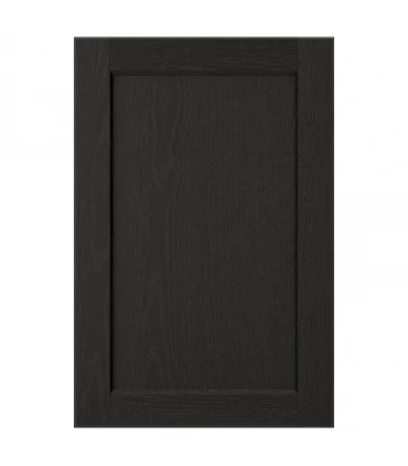 درب کابینت ایکیا مدل LERHYTTAN اندازه 60×40 سانتیمتر چوبی با رنگ آمیزی مشکی