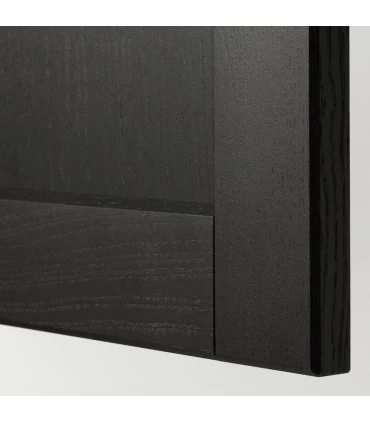 درب کابینت ایکیا مدل LERHYTTAN اندازه 60×40 سانتیمتر چوبی با رنگ آمیزی مشکی