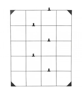ممو برد به همراه گیره ایکیا مدل SOSDALA اندازه 75×60 سانتیمتر رنگ مشکی