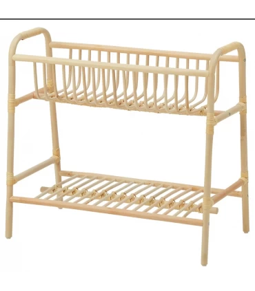 استند گل و گیاه حصیری ایکیا مدل BUSKBO اندازه 60×65×33 سانتیمتر