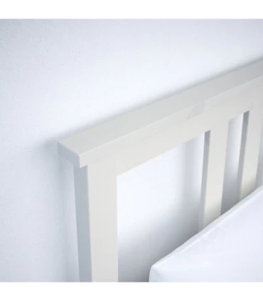 تختخواب یک نفره ایکیا مدل HEMNES با کفی Luroy و 4 کشو ذخیره سازی عرض 160 سانتیمتر رنگ سفید