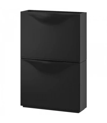 جاکفشی دیواری پلاستیکی ایکیا مدل TRONES رنگ مشکی