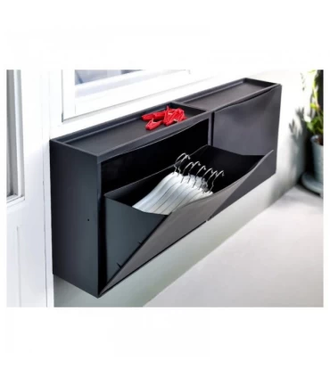 جاکفشی دیواری پلاستیکی ایکیا مدل TRONES رنگ مشکی