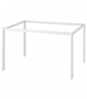 فریم فلزی میز ایکیا مدل MELLTORP اندازه 75×125 سانتیمتر رنگ سفید