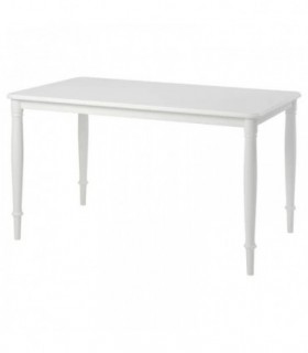 میز ناهار خوری 4 نفره ایکیا مدل DANDERYD اندازه 80×130 سانتیمتر رنگ سفید