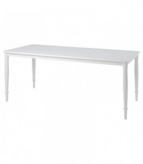 میز ناهار خوری 6 نفره ایکیا مدل DANDERYD اندازه 90×180 سانتیمتر رنگ سفید