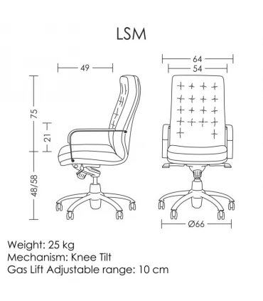 صندلی مدیریتی آرتمن مدل LSM