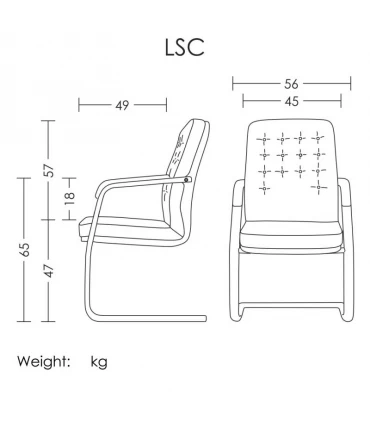 صندلی کنفرانس آرتمن مدل LSC