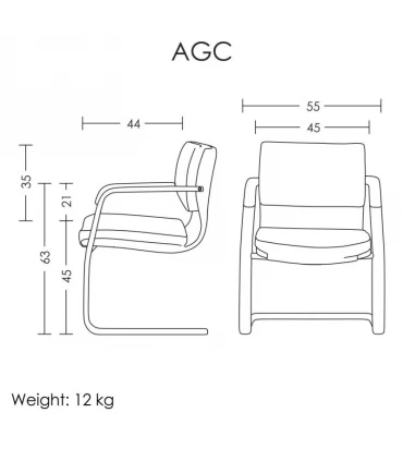 صندلی کنفرانس آرتمن مدل AGC