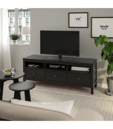 میز تلویزیون ایکیا مدل HEMNES رنگ قهوه ای تیره