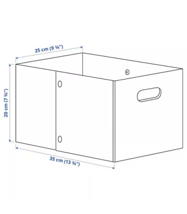 سبد ایکیا مدل JÄGMÄSTARE اندازه 25x35x20 سانتیمتر