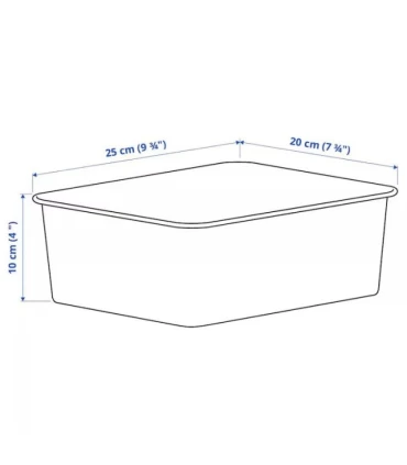 ارگانایزر پلاستیکی ایکیا مدل NOJIG اندازه 20x25x10 سانتیمتر رنگ بژ