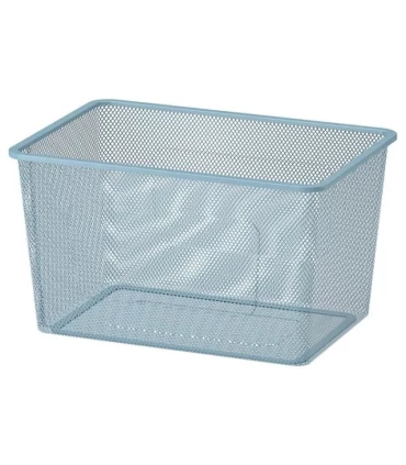 باکس ذخیره سازی مش ایکیا مدل TROFAST ابعاد 42x30x23 رنگ خاکستری-آبی