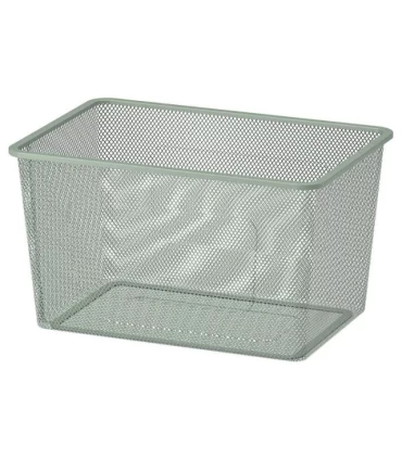 باکس ذخیره سازی مش ایکیا مدل TROFAST ابعاد 42x30x23 رنگ سبز روشن-خاکستری