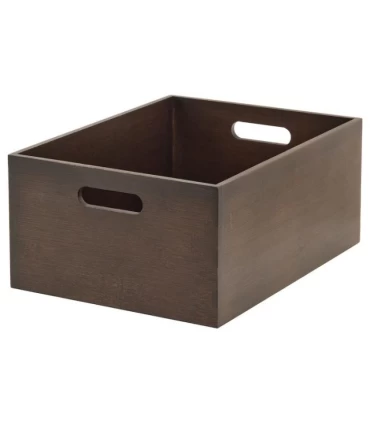 باکس بامبو ایکیا مدل UPPDATERA ابعاد 24x32x15 سانتیمتر رنگ تیره