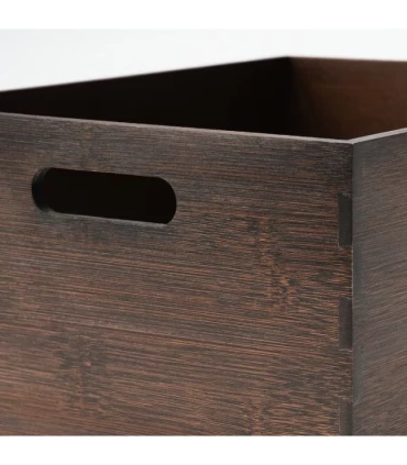 باکس بامبو ایکیا مدل UPPDATERA ابعاد 24x32x15 سانتیمتر رنگ تیره