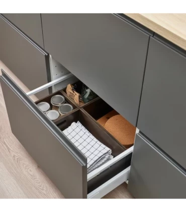 باکس بامبو ایکیا مدل UPPDATERA ابعاد 24x32x15 سانتیمتر رنگ تیره