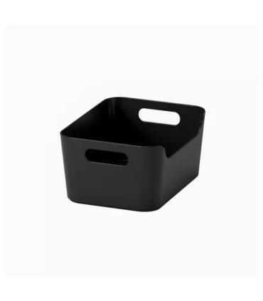 باکس پلاستیکی ایکیا مدل UPPDATERA ابعاد 17×24 سانتیمتر رنگ ذغالی