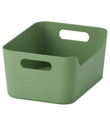 باکس پلاستیکی ایکیا مدل UPPDATERA ابعاد 17×24 سانتیمتر رنگ سبز