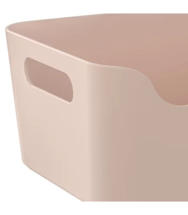 باکس پلاستیکی ایکیا مدل UPPDATERA ابعاد 17×24 سانتیمتر رنگ صورتی روشن