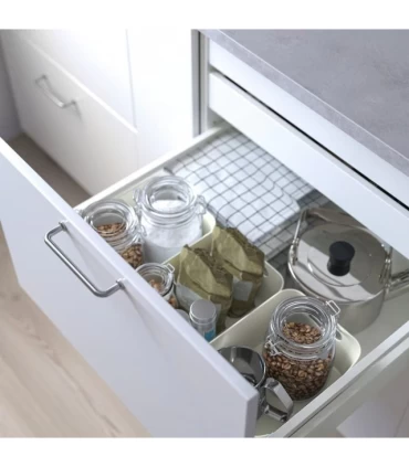 باکس پلاستیکی ایکیا مدل UPPDATERA ابعاد 17×24 سانتیمتر رنگ سفید