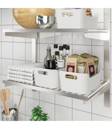 باکس پلاستیکی ایکیا مدل UPPDATERA ابعاد 17×24 سانتیمتر رنگ سفید