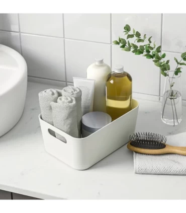 باکس پلاستیکی ایکیا مدل UPPDATERA ابعاد 17×24 سانتیمتر رنگ سفید