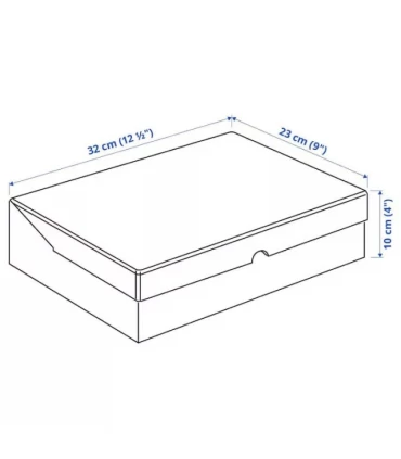 باکس کارتنی ایکیا مدل VATTENTRÅG اندازه 32x23x10 سانتیمتر