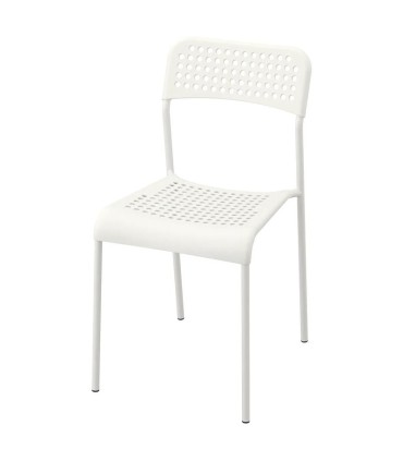 صندلی ناهارخوری سبک ایکیا مدل ADDE رنگ سفید